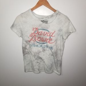 David Bowie Distressed Graphic Tee